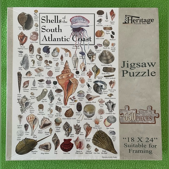 New Shells of the South Atlantic Coast Heritage Puzzle New In Box - Picture 1 of 6